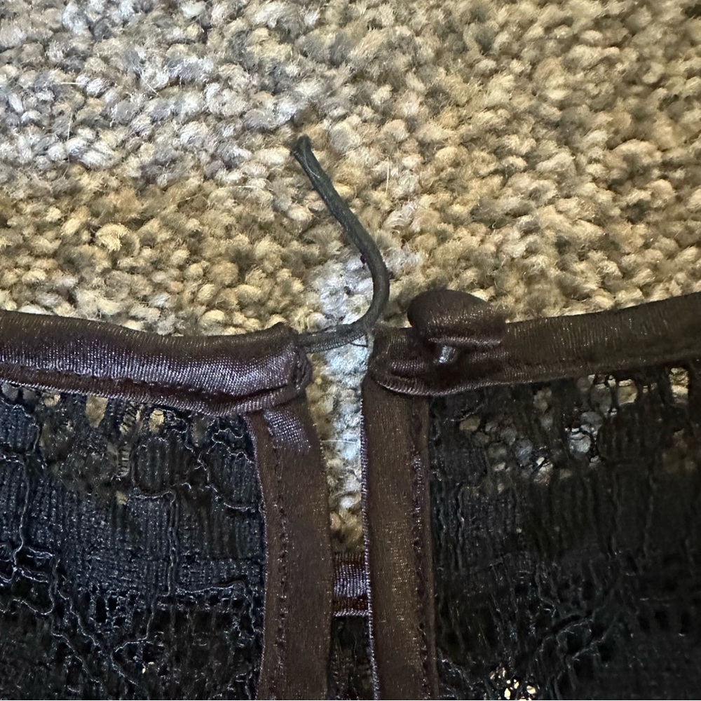 Vince Camuto Midi Black Lace Dress - Picture 7 of 9